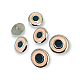 Enamel Jacket and Coat Button  22 mm - 36 L Set of 8 Spring Colors E 1949 SET8 V2