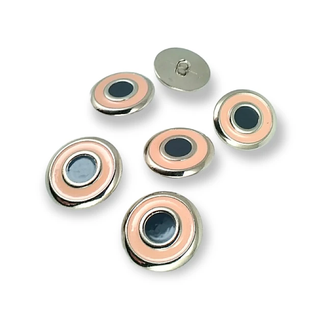 Enamel Jacket and Coat Button 22 mm - 34 L Set of 8 Spring Colors E 1949 SET8 V2