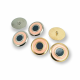 Enamel Jacket and Coat Button  22 mm - 34 L Set of 8 Spring Colors E 1949 SET8 V2