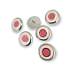 Enamel Jacket and Coat Button  22 mm - 36 L Set of 8 Spring Colors E 1949 SET8 V2