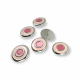 Enamel Jacket and Coat Button  22 mm - 34 L Set of 8 Spring Colors E 1949 SET8 V2