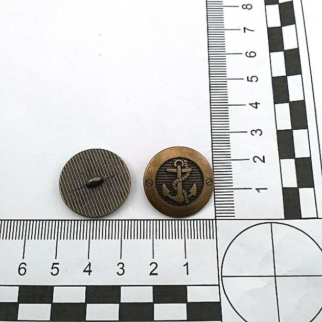 Ayaklı Düğme Gemi Çapası Tasarımlı 23 mm - 36 Boy E 2043