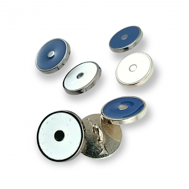 Enamel Blouse Button 15 mm - 24 L Dress Button E 2089