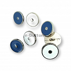 Enamel Blouse Button 15 mm - 24 L Dress Button E 2089