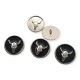 Shank Button Bull Head Logo 20.7 mm - 32 L E 2245 MN