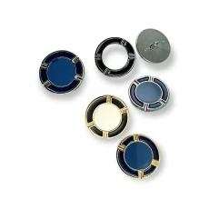 Enamel Shank Jacket, Topcoat, Cardigan Button - 23mm- 36 L E 515 AW2223