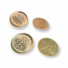 Jacket Button 27 mm 44 L with With Rhinestone Luxe Design E 561 Jacket Button 27 mm 44 L with With Rhinestone Luxe Design E 561