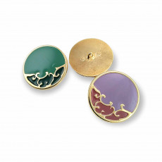 Enamel Shank Button - Coat and Jacket Button 34 mm - 54 L E 776 Enamel Shank Button - Coat and Jacket Button 34 mm - 54 L E 776