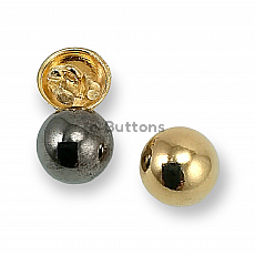 Jacket Button Convex 16mm Metal Footed Button E 90