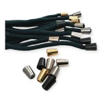 Çan Model Metal Bağ Ucu 4,5 mm Kordon Girişli Armut Model E 103