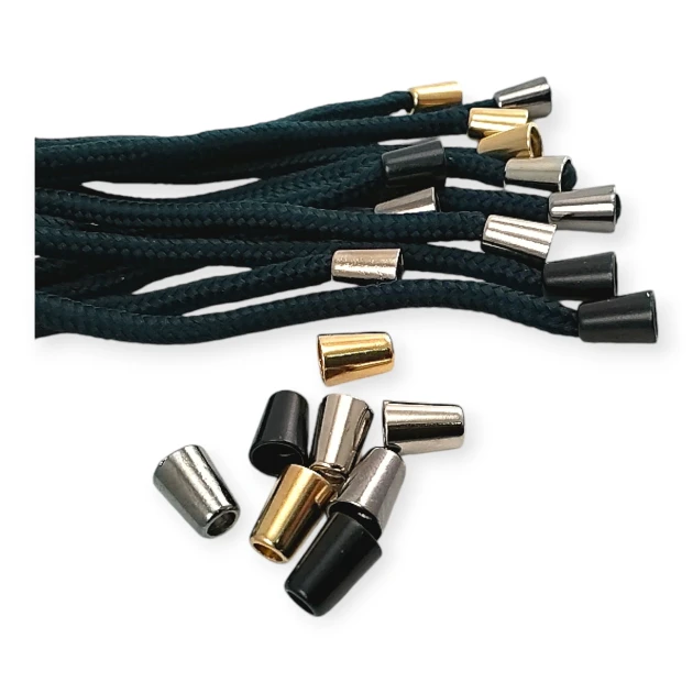 Çan Model Metal Bağ Ucu 4,5 mm Kordon Girişli Armut Model E 103