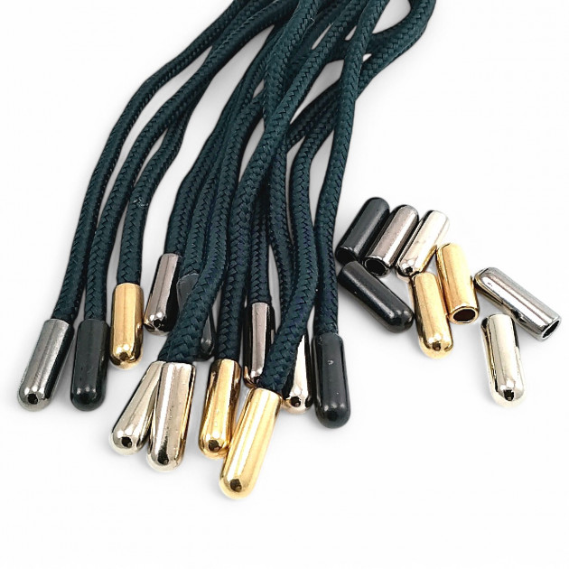 Metal Cord End 4.8 mm Cord Input Thick - Cylinder Model E 1333