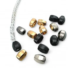 5 mm Kordon Girişli Altıgen Model Metal Bağ Ucu E 139