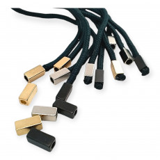 Cord Entry Hole 4 mm 0,16" Cord End Rectangle Shape 6 x 14 mm E 1694