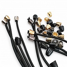 Metal Cord End Small Size Bell Model - Pear Model 3.5 mm Cord Entry E 1730