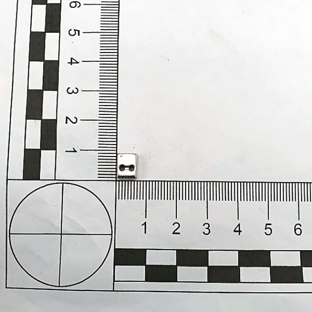 Entry 5 mm Sewable Tie End 6.5 x 8 mm E 2004
