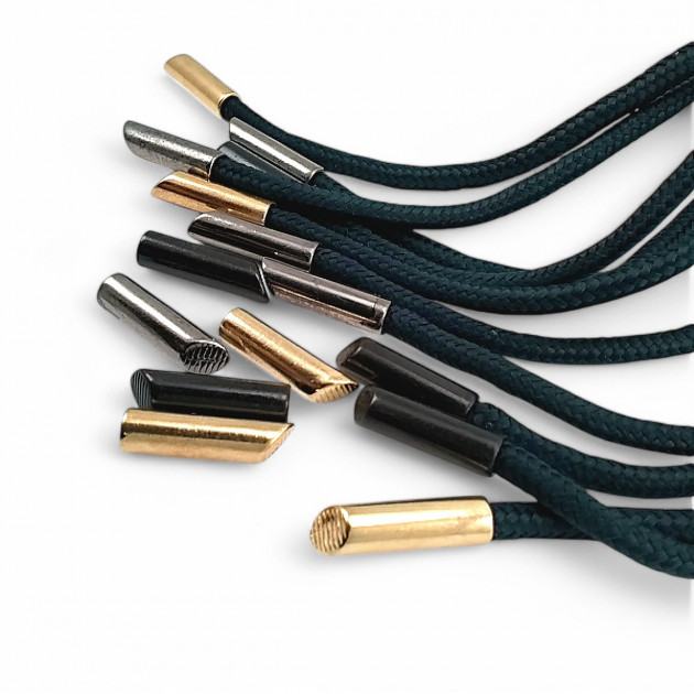 Large Size Metal Cord End 5 mm Cord Input Cylinder - Aesthetic Model E 2009