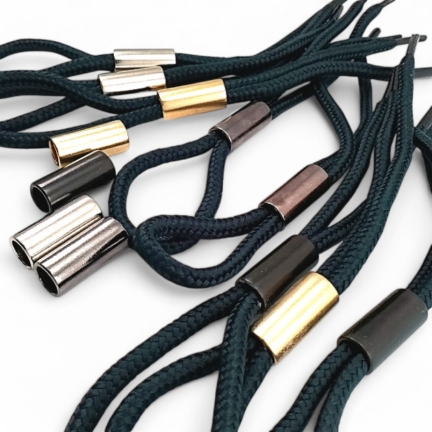 Metal Cord End Large Cylinder 7.5 mm Cord Entry - Aesthetic Model E 2059