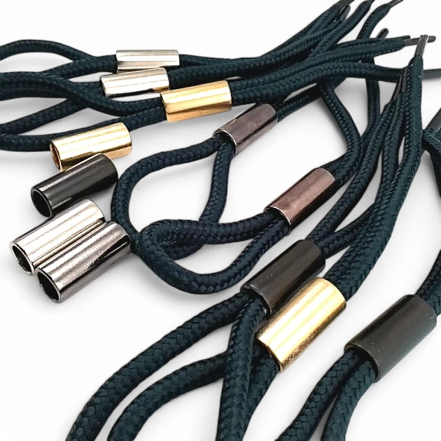 Metal Cord End Large Cylinder 7.5 mm Cord Entry - Aesthetic Model E 2059