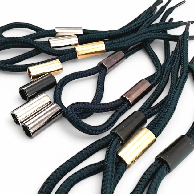 Metal Cord End Large Cylinder 7.5 mm Cord Entry - Aesthetic Model E 2059