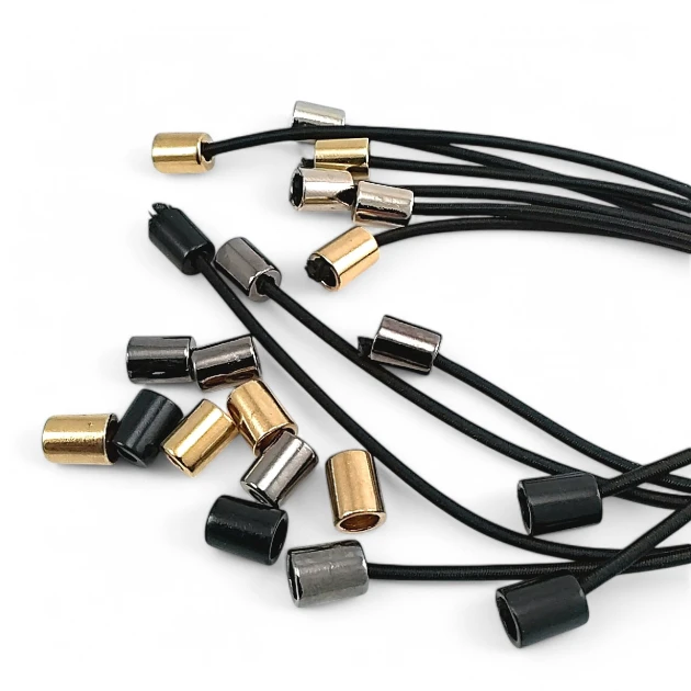 Silindir Model Metal Bağ Ucu 4 mm Kordon Girişli E 2062