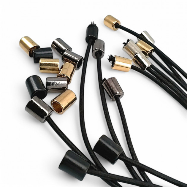 Silindir Model Metal Bağ Ucu 4 mm Kordon Girişli E 2062