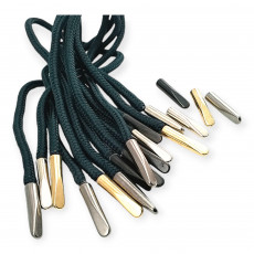 Metal Cord End 4.5 mm - 0,18" Cord Entry Elegant Model - Stylish Model E 2073