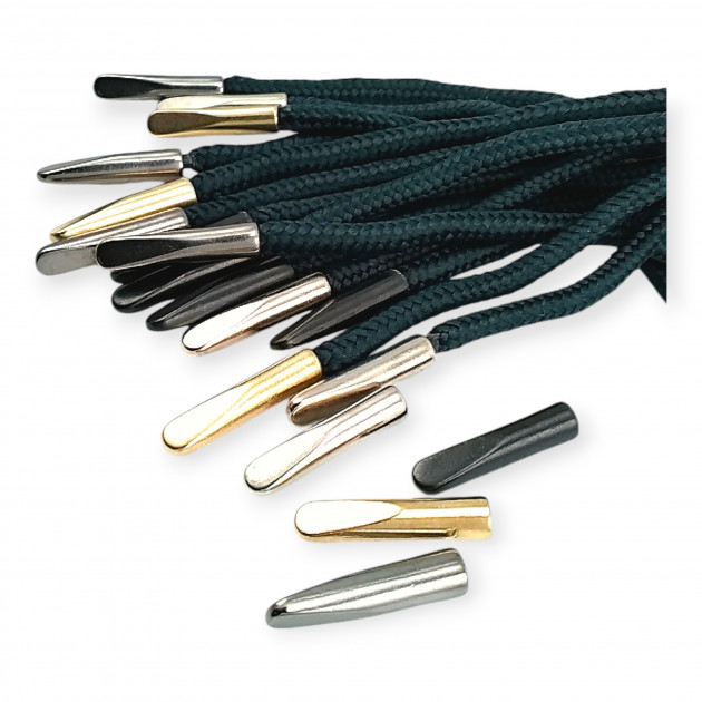 Metal Cord End 4.5 mm Cord Entry Elegant Model - Stylish Model E 2073