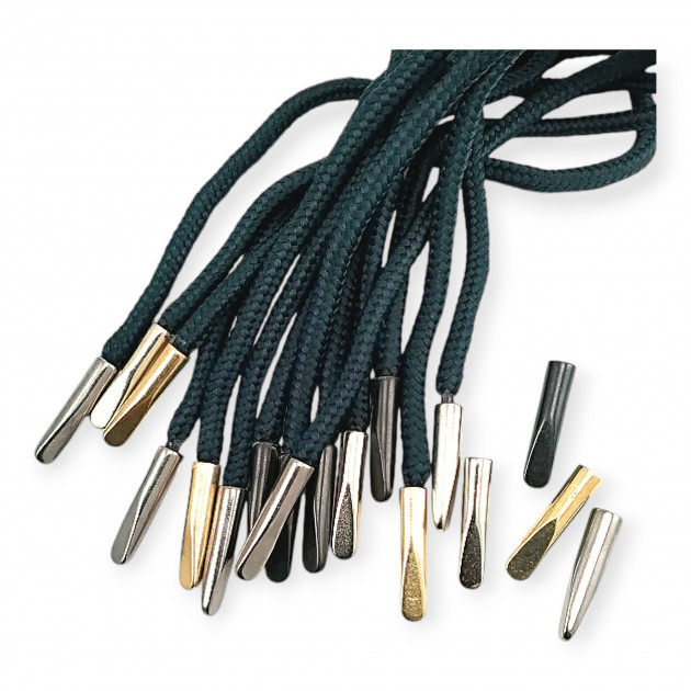 Metal Cord End 4.5 mm Cord Entry Elegant Model - Stylish Model E 2073