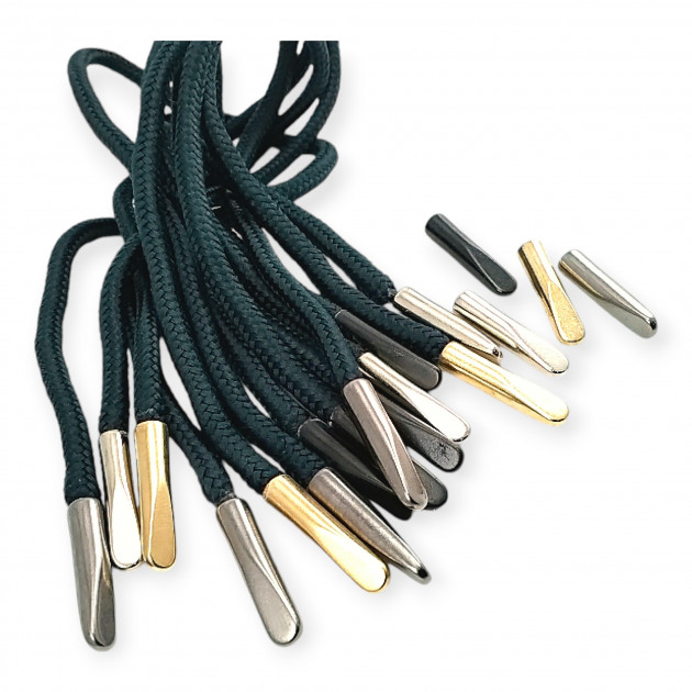 Metal Cord End 4.5 mm Cord Entry Elegant Model - Stylish Model E 2073