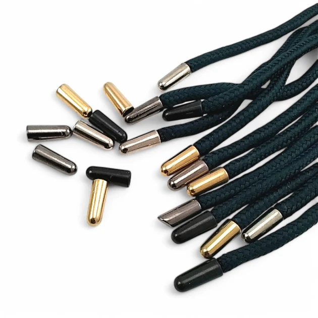 4 mm Kordon Girişli Metal Bağ Ucu Silindir Model - Ufak Boy E 2097