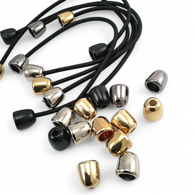 Zarif Metal Bağ Ucu 3,5 mm Kordon Girişli Çan Model - Armut Model E 213