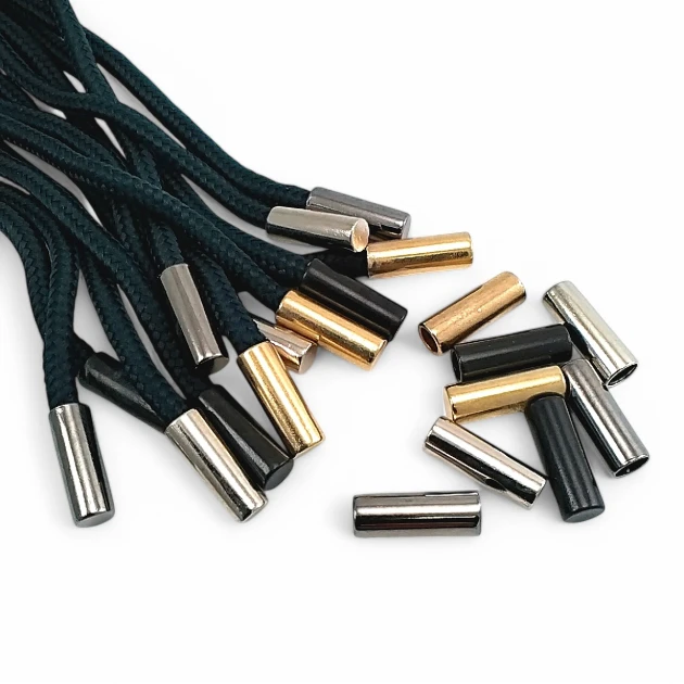 Metal Bağ Ucu Silindir Model 5,5 mm Kordon Girişli - Büyük Boy E 2232