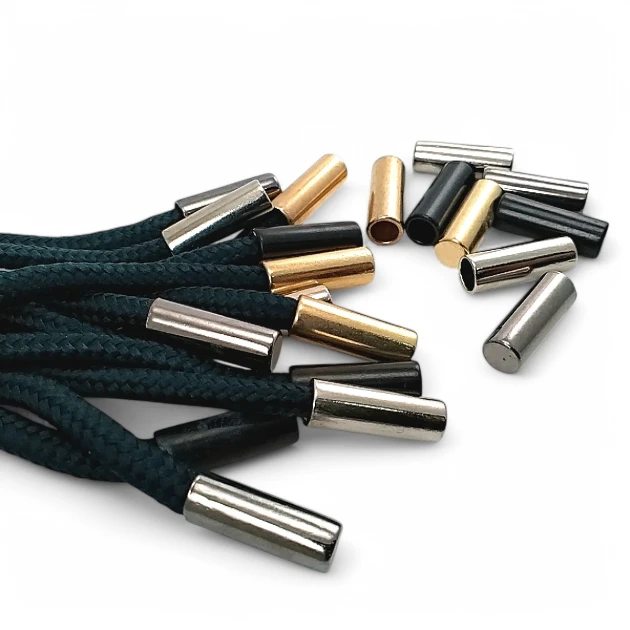 Metal Bağ Ucu Silindir Model 5,5 mm Kordon Girişli - Büyük Boy E 2232