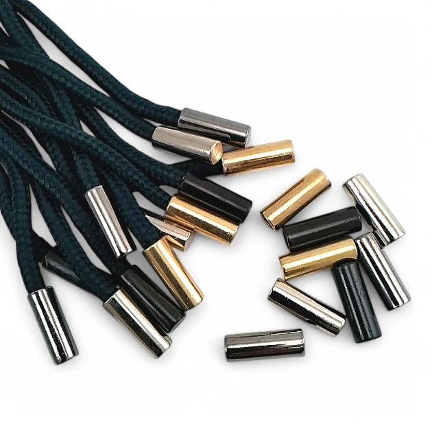 Metal Bağ Ucu Silindir Model 5,5 mm Kordon Girişli - Büyük Boy E 2232