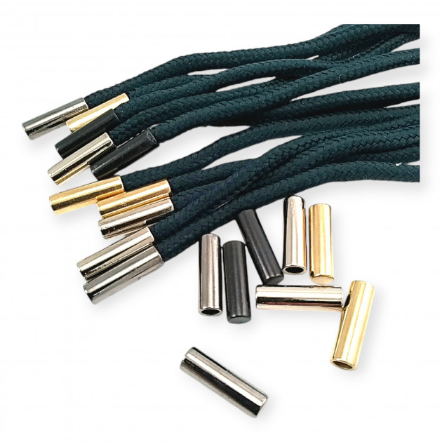 Metal Cord End Cylinder Model - Bottom Flat Model 4.5 mm Cord Entry E 2252