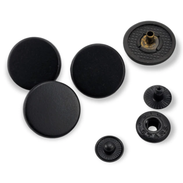 20 mm - 34 Size Metal Shank Button Patternless, Slightly Curved E 1479