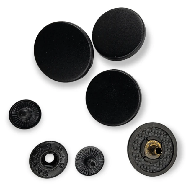 20 mm - 34 Size Metal Shank Button Patternless, Slightly Curved E 1479