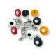 16 mm / 0.63 in / 26L Zinc Alloy Enamel Snap Fastener E 667 MN V1