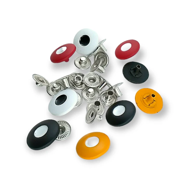 16 mm / 0.63 in / 26L Zinc Alloy Enamel Snap Fastener E 667 MN V1