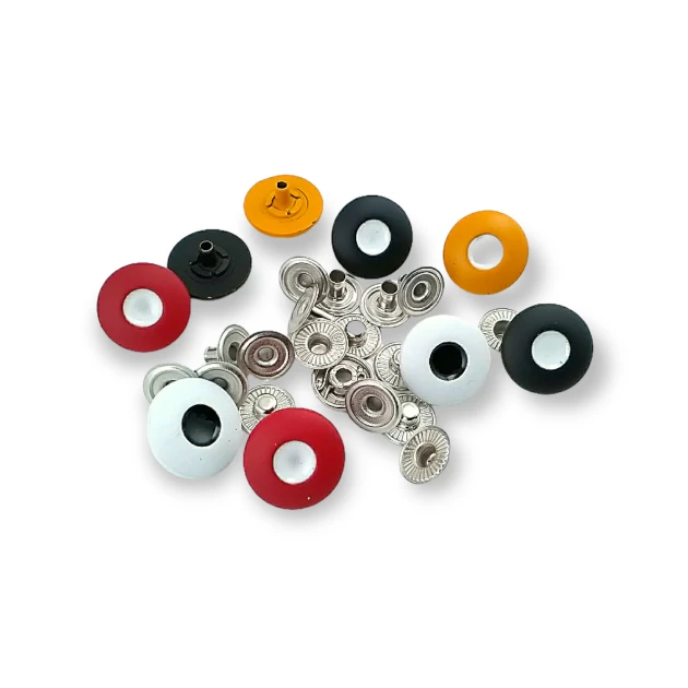 16 mm / 0.63 in / 26L Zinc Alloy Enamel Snap Fastener E 667 MN V1