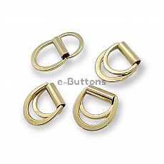 Double D Ring Buckle Belt and Bag Buckle 14 mm E 1773