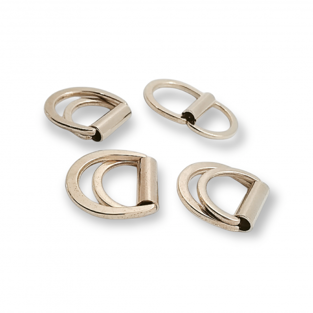 Çift D Halka Kemer ve Çanta Tokası Toka 14 mm E 1773