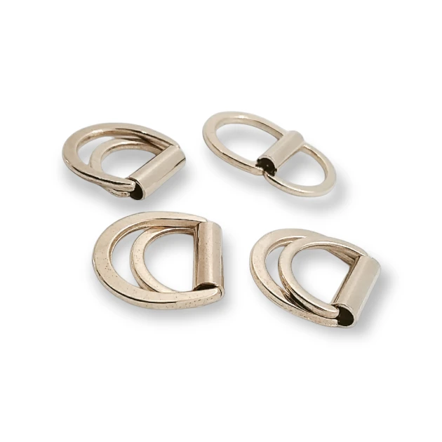 Double D Ring Buckle Belt and Bag Buckle 14 mm E 1773