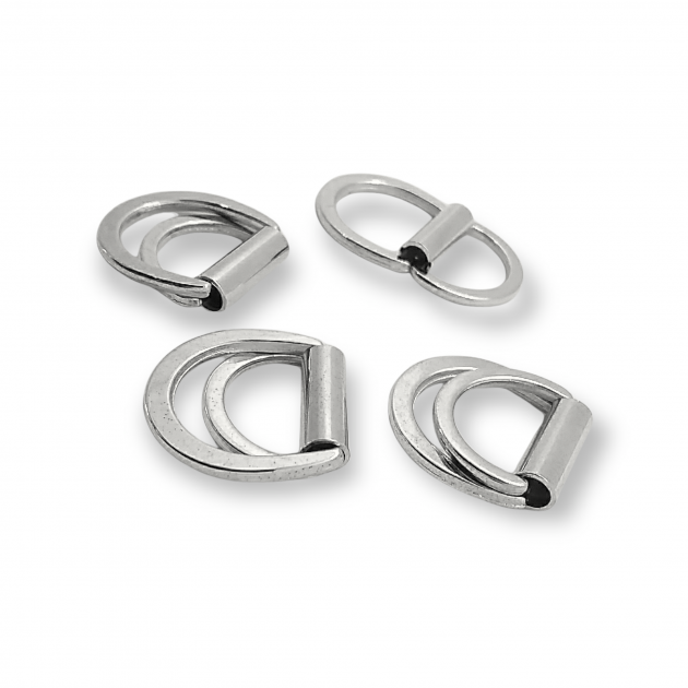 Çift D Halka Kemer ve Çanta Tokası Toka 14 mm E 1773