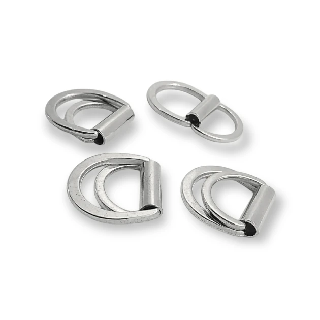 Double D Ring Buckle Belt and Bag Buckle 14 mm E 1773