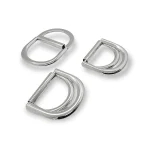 Double Ring D Buckle 3 cm Belt and Adjustment Buckle Metal E 1991