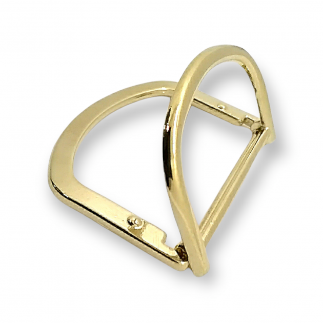 Double Ring D Buckle Metal 4 cm Belt and Adjustment Buckle E 2081