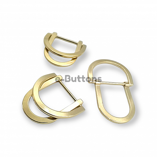 Double D Ring Buckle 23 mm Metal Adjusting Buckle and Belt Buckle E 2145