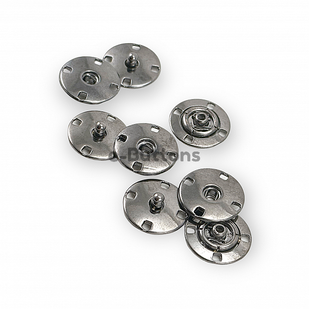 Sew-On Snap Button 20 mm 32 L 13/16" Zamak Metal E 1813